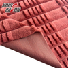 Tela de piel sintética de conejo Jacquard rojo de nuevo diseño Kingcason