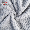 Tejido de lana de franela de doble cara con tejido Jacquard Kingcason